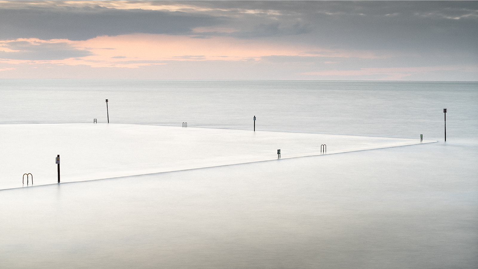 SUNSET OVER MARGATE TIDAL POOL